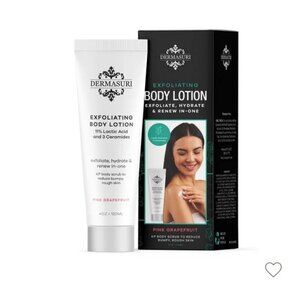 NIB Dermasuri Exfoliating Body Lotion - Pink Grapefruit